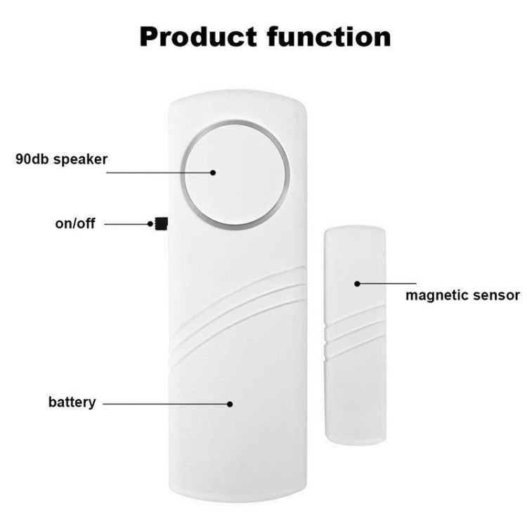 YL-333 Wireless Door Window Entry Safety Security Alarm YL-333 Wireless Door Window Entry Safety Security Alarm